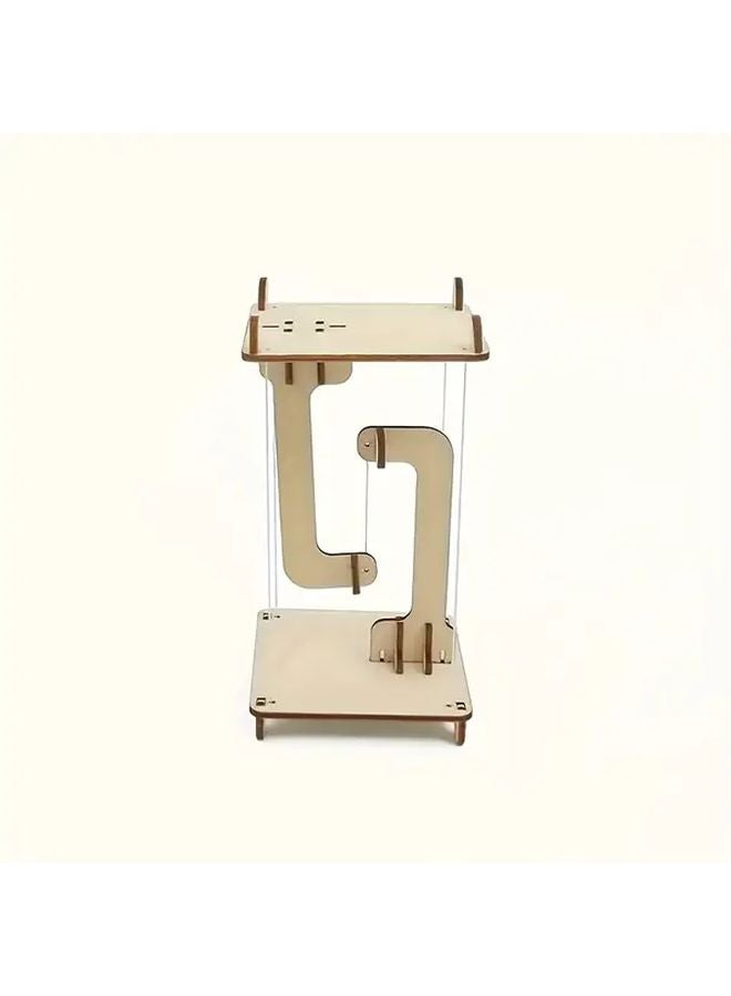 هيكل إبداعي للعلوم الحرفية الخشبية DIY مجموعة بناء نموذج الشد المصغر - Image 1